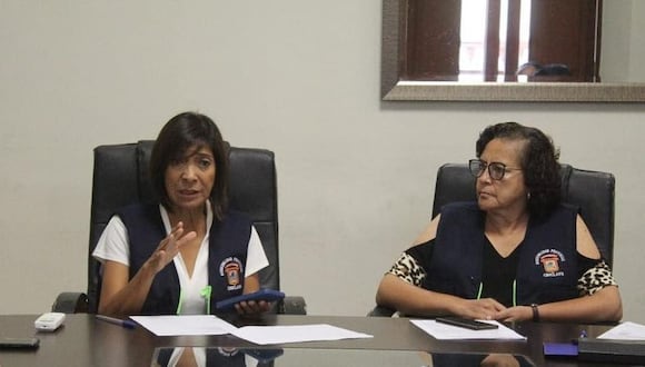 Merly Berríos (derecha) no aceptaría continuar en la municipalidad de Chiclayo.
