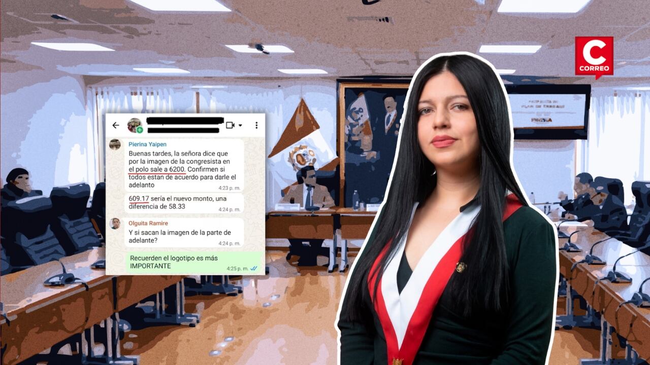Congresista Ariana Orué habría exigido cuotas a sus trabajadores para financiar campaña y gastos personales. Composición: Diario Correo.