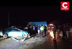 Jauja: Conductor muere en choque frontal entre un auto y camión