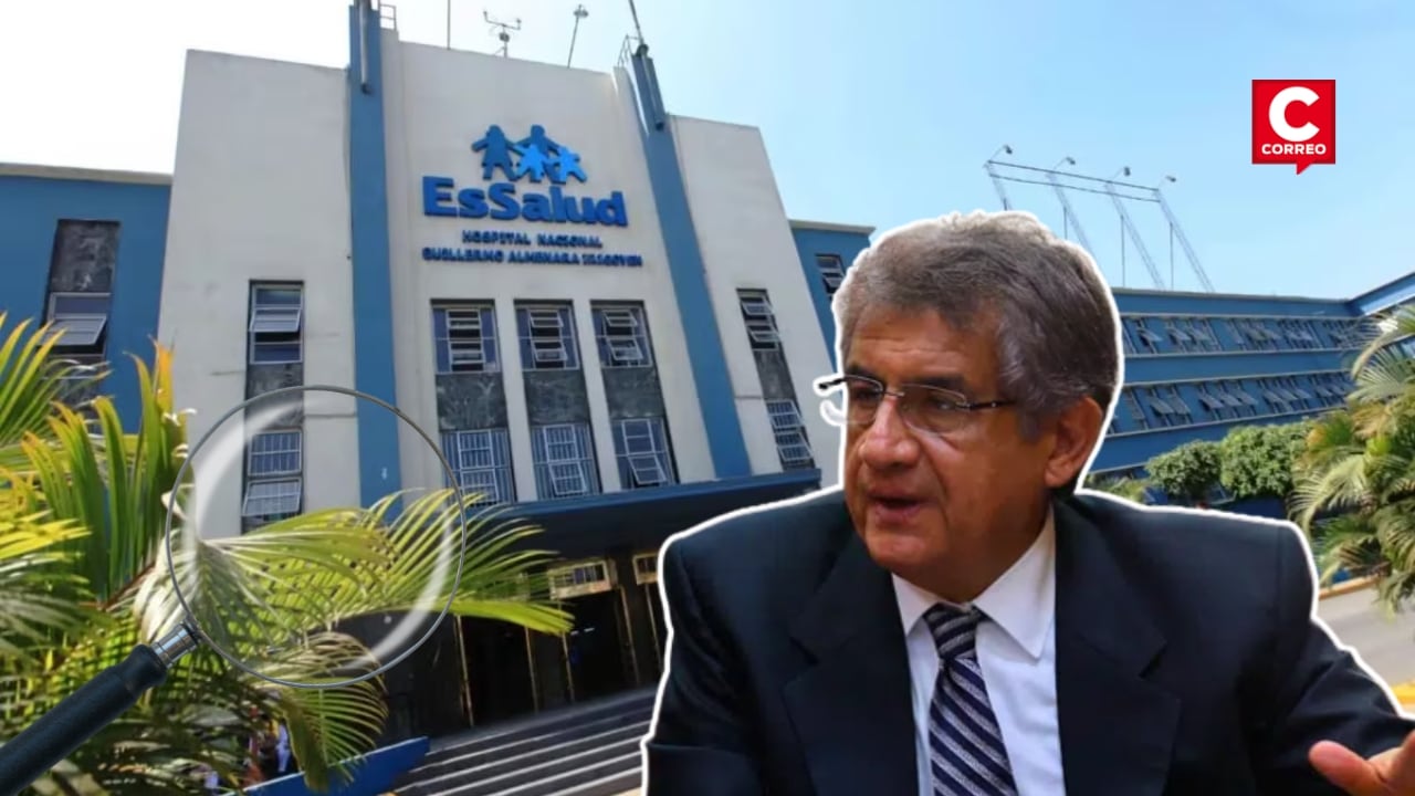 Juan Sheput afirma que EsSalud se encuentra en situación de desastre y anuncia periodo de transición. Composición: Diario Correo.