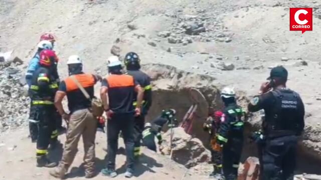 Dos personas resultaron heridas tras desprendimiento de una enorme roca en la playa La Chira en Chorrillos