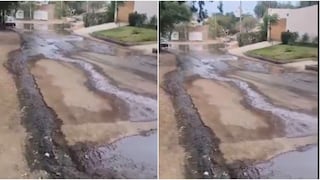 Ica: nuevo colapso de desagüe afecta a vecinos de la Residencial La Angostura