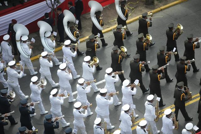 Gran Parada Militar en la Av. Brasil. Fotos: Julio Reaño /@photo.gec