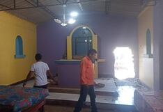 Chiclayo: roban imágenes religiosas y objetos de capilla “Señor Cautivo de Ayabaca”