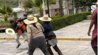 Arequipa: Opositores a la vía Joctay en Salamanca agreden a alcalde (VIDEO)