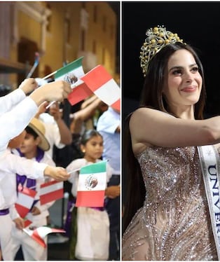 Miss Universo Fátima Bosch se despide de Ica tras multitudinaria presentación