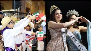 Miss Universo Fátima Bosch se despide de Ica tras multitudinaria presentación