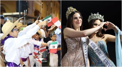 Miss Universo Fátima Bosch se despide de Ica tras multitudinaria presentación