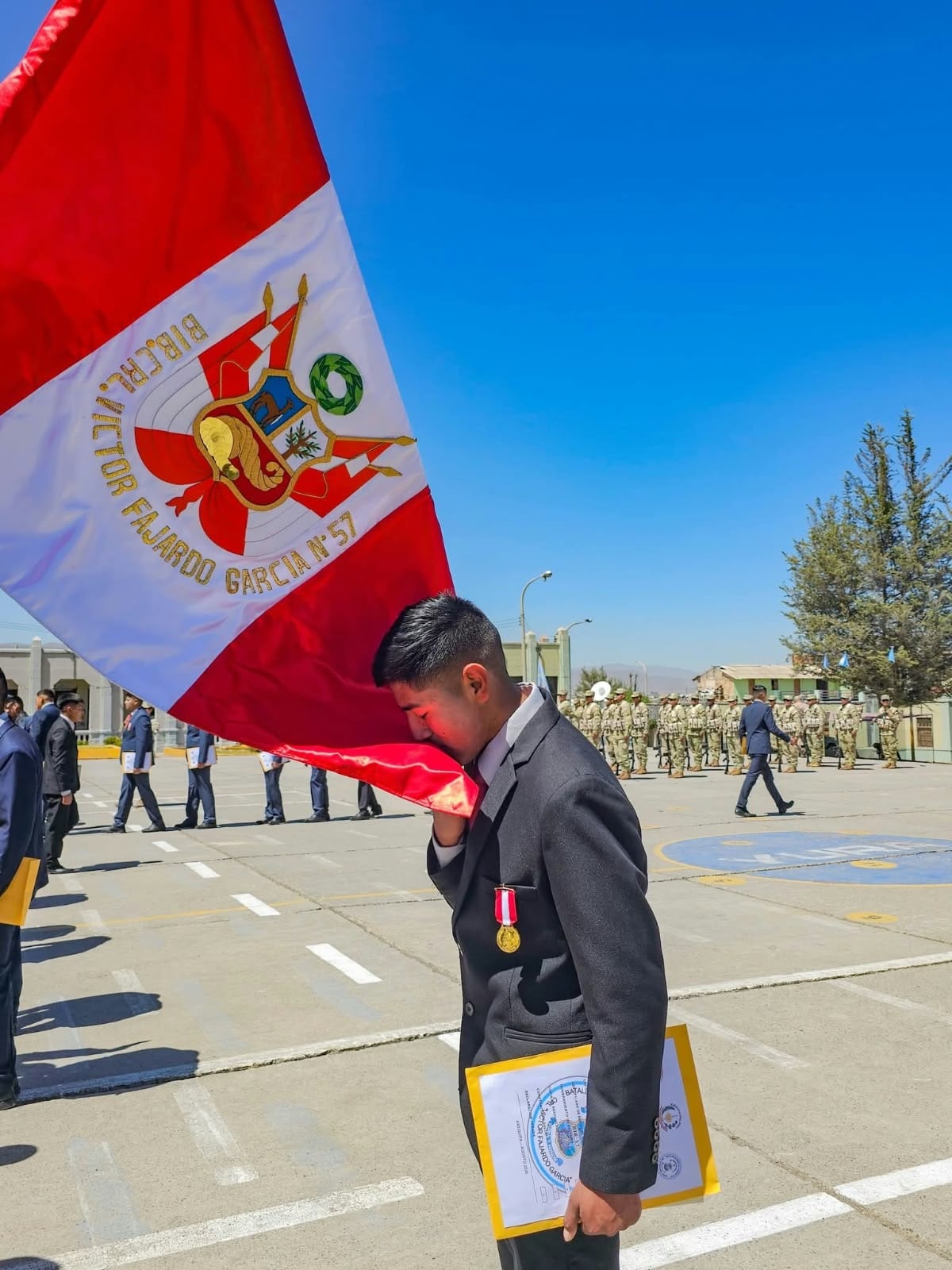 Despedidda de la Bandera de Guerra