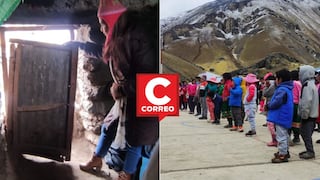 Estas son las críticas condiciones en las que estudian en el colegio de Huarcaya en Arequipa