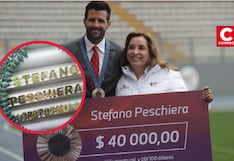 Laureles Deportivos: Stefano Peschiera recibió cheque por 40 mil dólares y su entrenador por U$ 12 mil