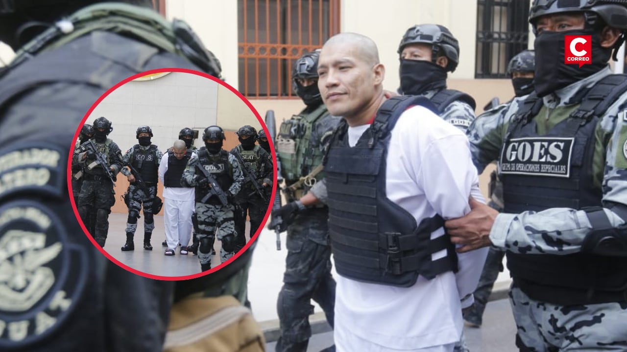 Erick Moreno Hernández, quien luce rapado, señaló a la PNP que su vida cambió tras su captura en setiembre de 2025 y que “se ha entregado a Dios,(Fotos: Joseph Ángeles / @photo.gec)