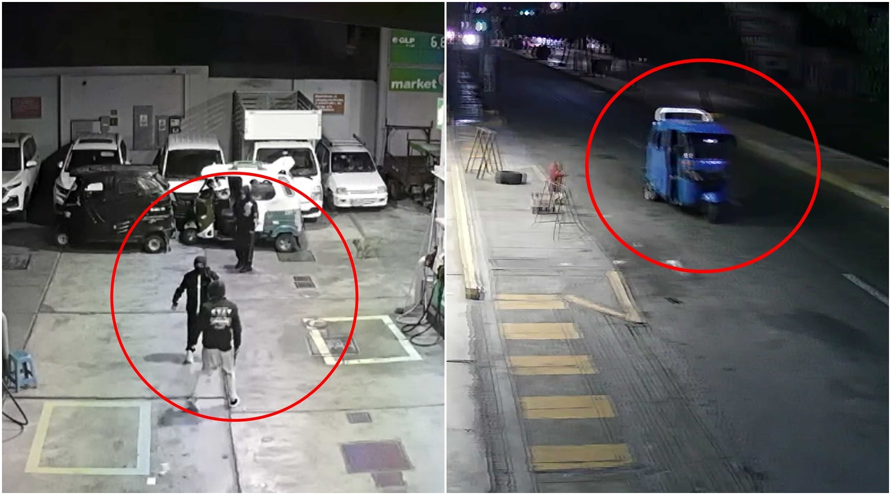 Chincha: tres encapuchados con arma de fuego asaltan grifo y huyen en mototaxi