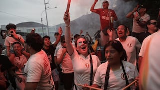 Fiesta merengue en el Monumental: La previa de Universitario vs Universidad de Chile en la Noche Crema (FOTOS)