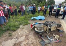 Trabajador de la UGEL Satipo pierde la vida en choque de motos