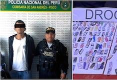 Pisco: capturan a presunto micro comercializador de droga en San Andrés