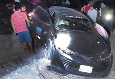 Accidente en la vía Piura-Chiclayo deja un herido