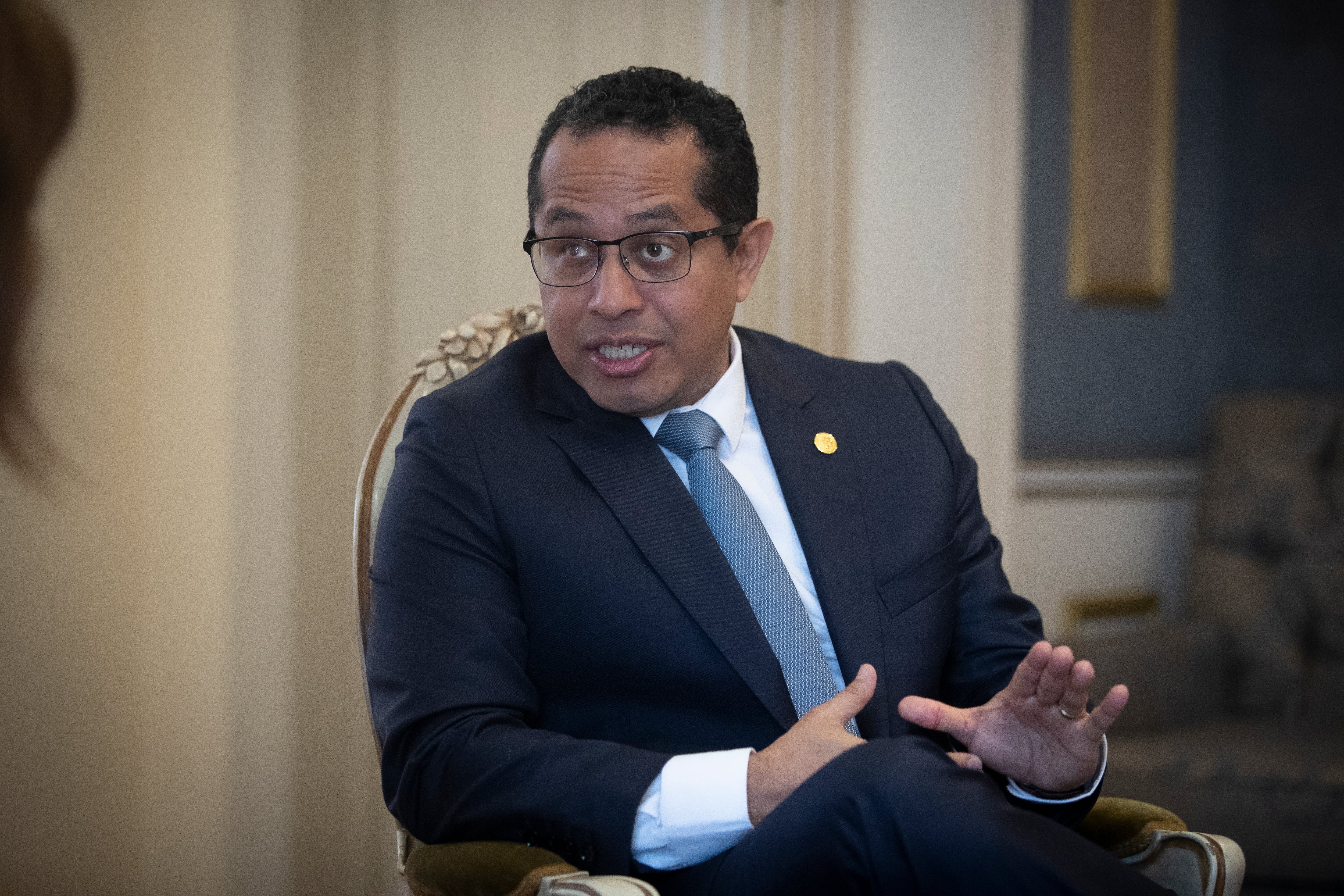 Roberto Burneo, presidente del Jurado Nacional de Elecciones (JNE), aclaró que el debate es presencial. Foto: Hugo Pérez / GEC