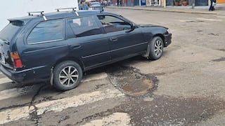 Las pistas en el centro de Trujillo son un desastre