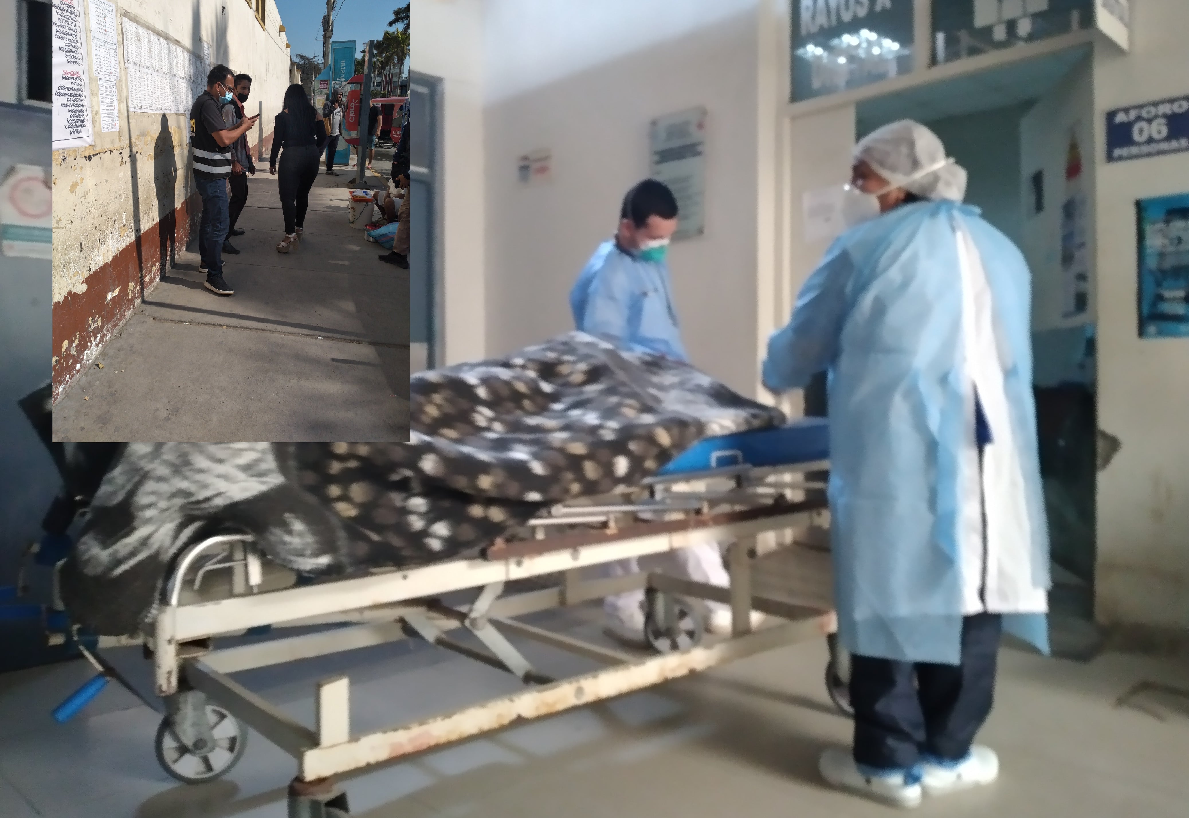 Heridos fueron llevados al hospital Las Mercedes.