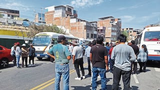 Arequipa: Transportistas afectan a 30 mil pobladores por restringir servicio