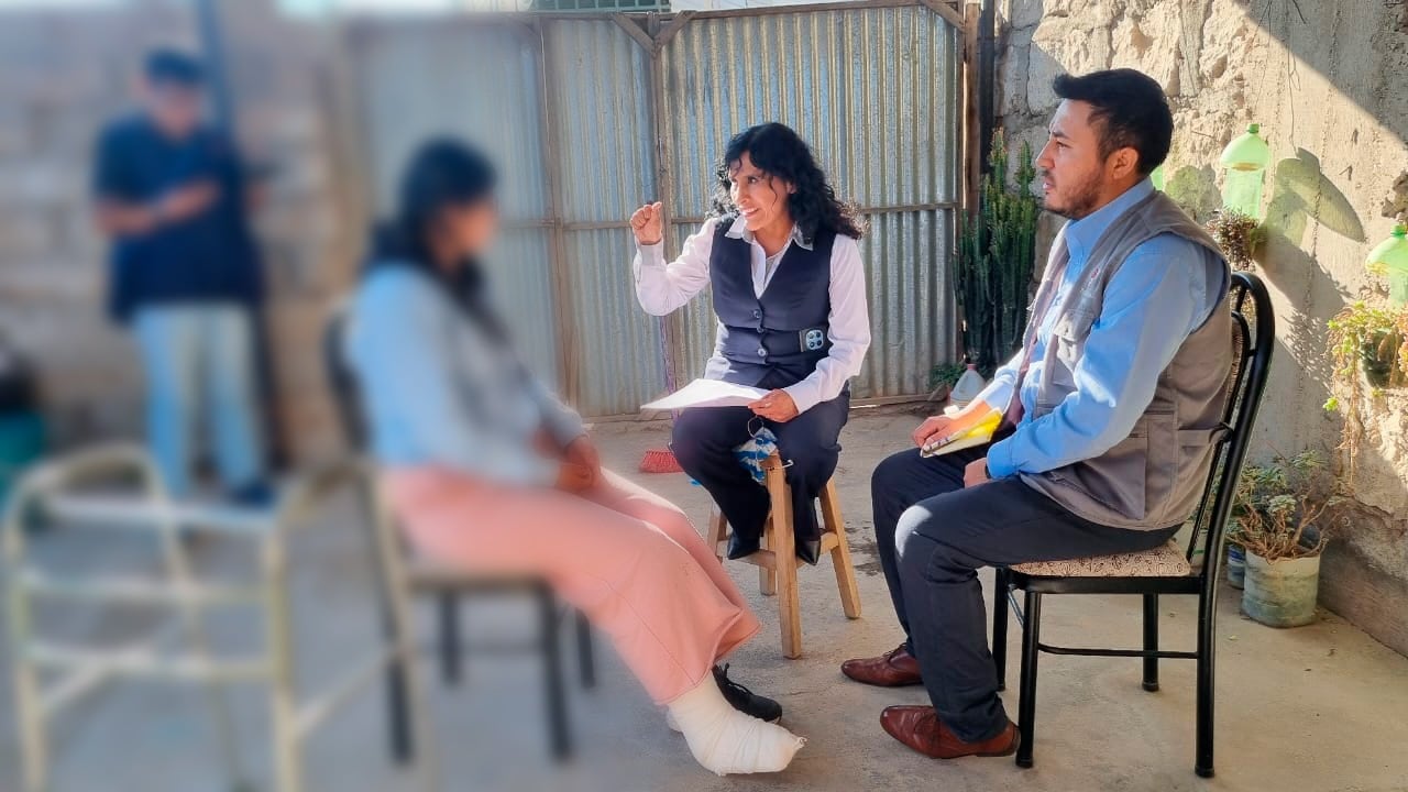 Víctima de violencia intentó huir de su padre arrojándose del vehículo en Arequipa (Foto: Corte Superior de Justicia)