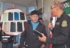 Huancayo: En lo que va del año policías incautan 5 mil 549 móviles e identifican víctimas