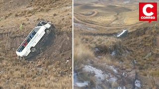 Huancavelica: Ocho pasajeros resultan heridos tras volcadura de vehículo