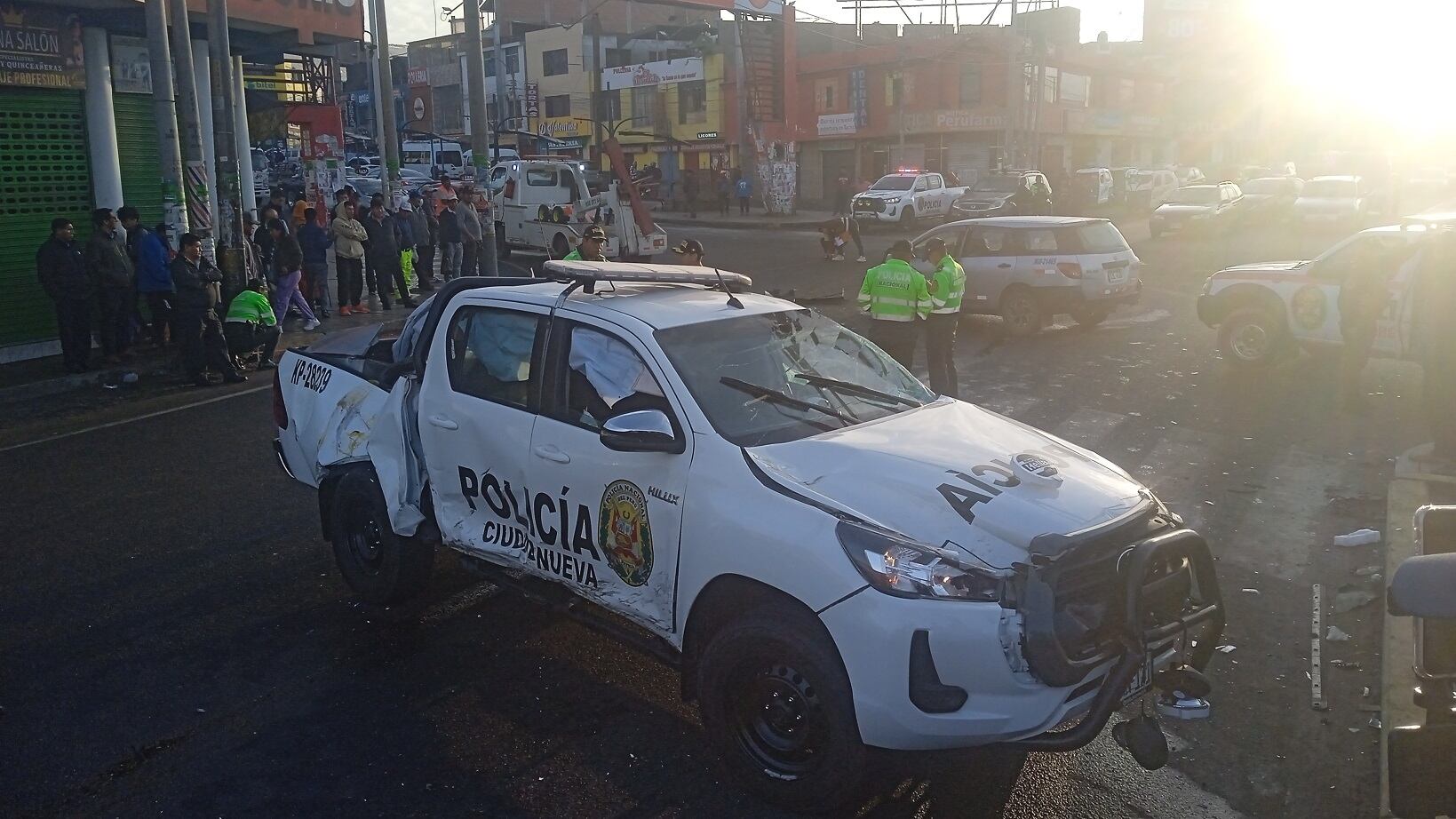 Accidente de tránsito se produjo en la zona conocida como "Salida a Tarata".
