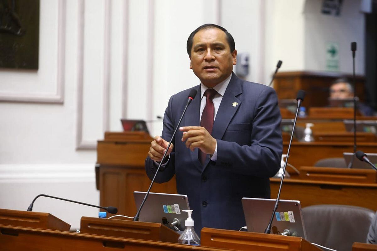 Flavio Cruz, congresista de Perú Libre. (Foto: Congreso)