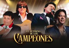 El regreso de los campeones: Imitadores de José José, Juan Gabriel, José Feliciano y Sandro juntos por primera vez
