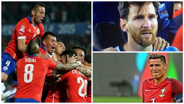 ​Lionel Messi y Cristiano Ronaldo: Chile, la pesadilla de los mejores del mundo
