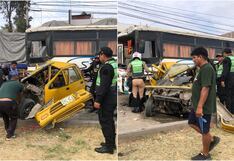Ica: conductor de Tico se salva de morir tras brutal choque en la Panamericana Sur