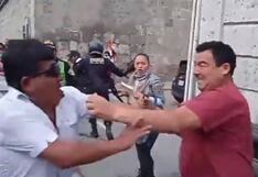 Congresista Edwin Martínez interfiere en desalojo en Arequipa