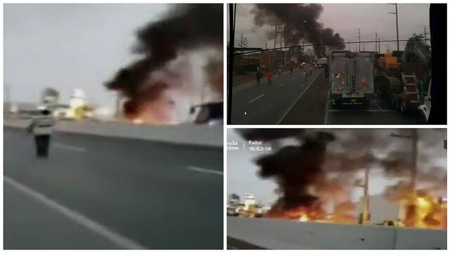 Chancay: bloquean Panamericana Norte por constantes accidentes (VIDEO)