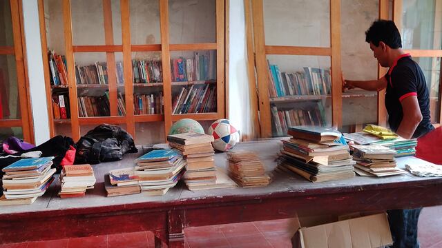 Con recolección de libros dan marcha a biblioteca de intercambio, en Catacaos