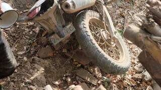 Motociclista se salva de morir tras despistarse en la ruta Rancho–Panao, Huánuco