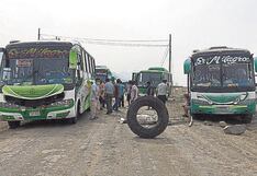 La Libertad: Transportistas buscan acuerdo para acatar paro