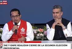 JNE y ONPE descartan irregularidades que afecten la validez de la segunda vuelta electoral