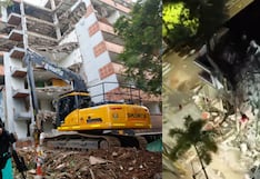 Colombia: Investigan si hay dos personas bajo un edificio que colapsó por las lluvias