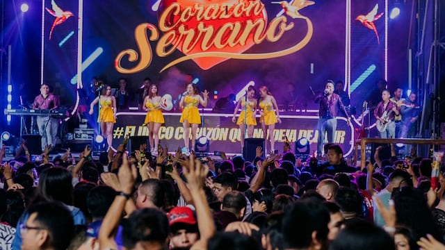 Orquesta Corazón Serrano hizo bailar a miles de piuranos