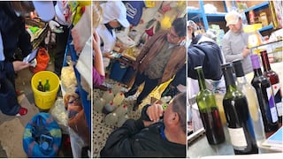Ica: intervienen cuatro puestos que vendían licor sin registro sanitario en el mercado Arenales