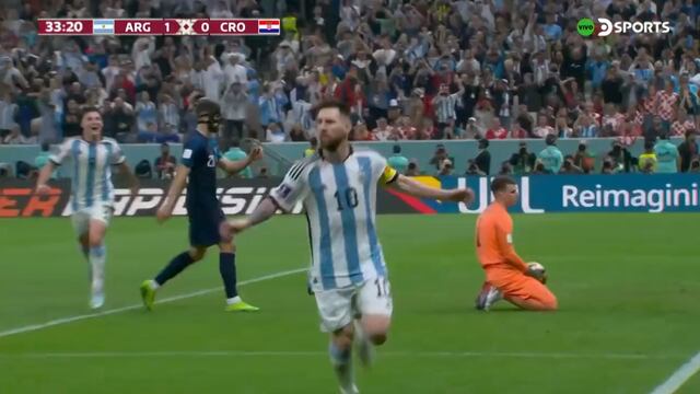 Gol de Lionel Messi: así definió de penal para el 1-0 de Argentina vs. Croacia en el Mundial (VIDEO)