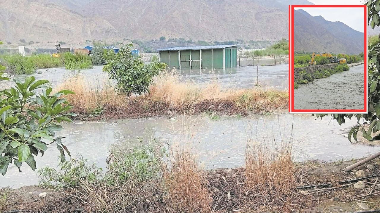 El caudal aumentó de forma peligrosa y provocó un desborde que afectó al centro poblado de Huabalito, en el distrito de Chicama, provincia de Ascope. La fuerza del agua destruyó sembríos y la infraestructura de riego. Autoridades activaron protocolos de emergencia y enviaron maquinaria para tratar de mitigar daños.