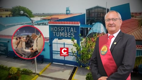 Gobernador de Tumbes se encuentra internado en un hospital mientras enfrenta detención por lavado de activos