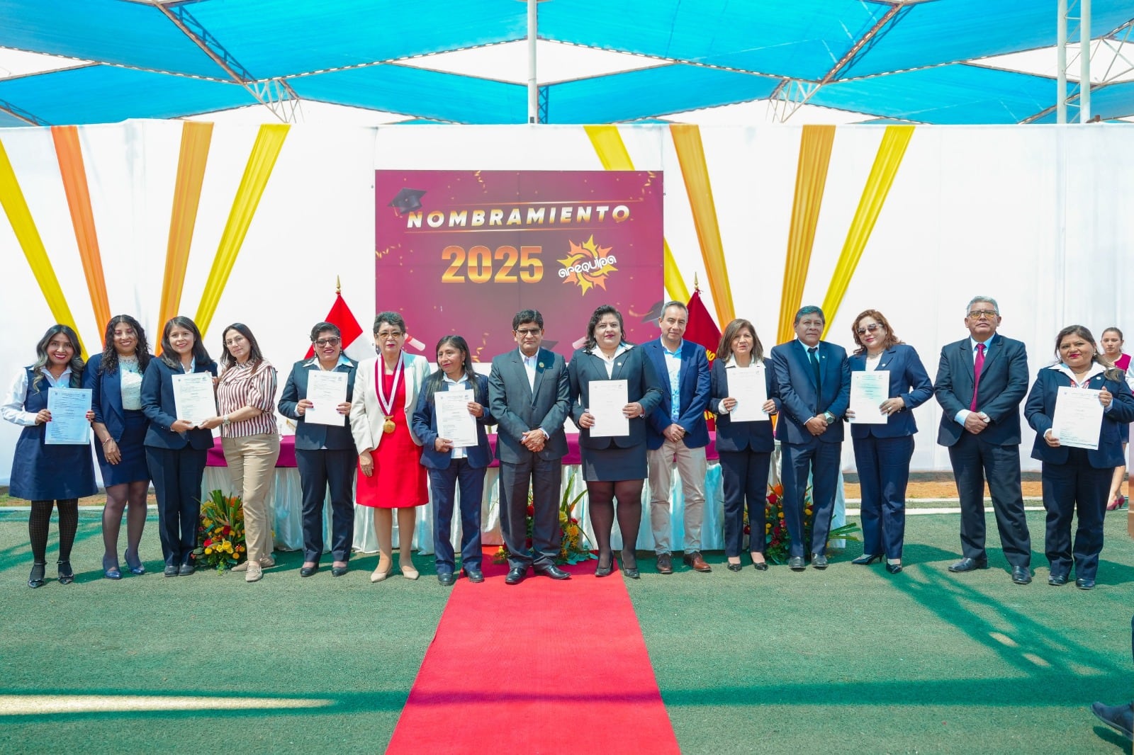 Nombramiento de trabajadores en el Gobierno Regional de Arequipa. Foto: GEC