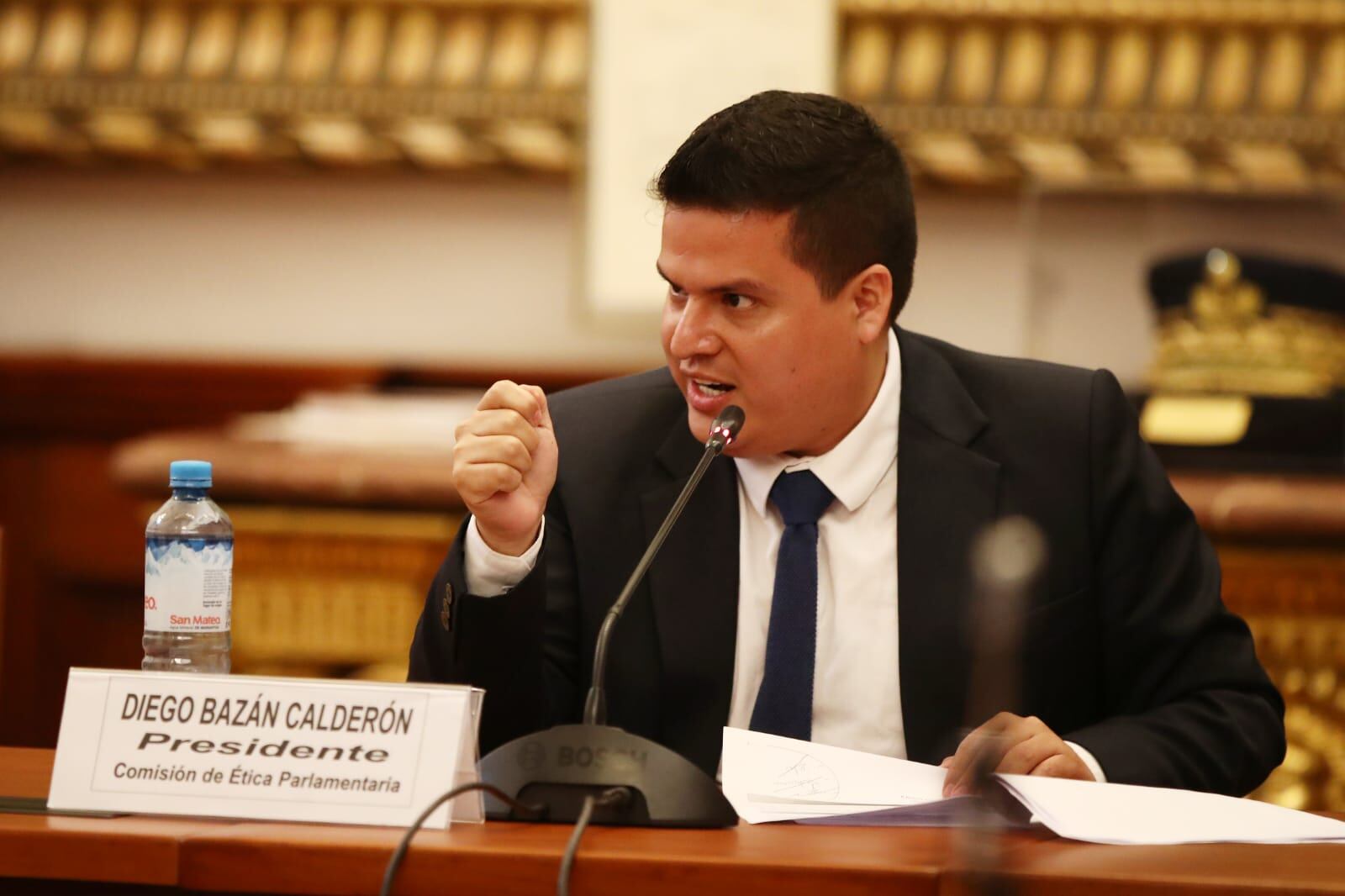 Diego Bazán, presidente de Ética, envió un documento a Oficialía Mayor para requerir información.