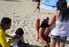 Trujillo: Rescatan a dos menores que eran arrastradas por fuerte corriente en mar de Salaverry