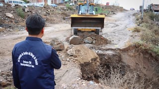 Viviendas y vías afectadas en los distritos de Arequipa