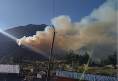 Incendio forestal en Huaynacotas, Arequipa (VIDEO)